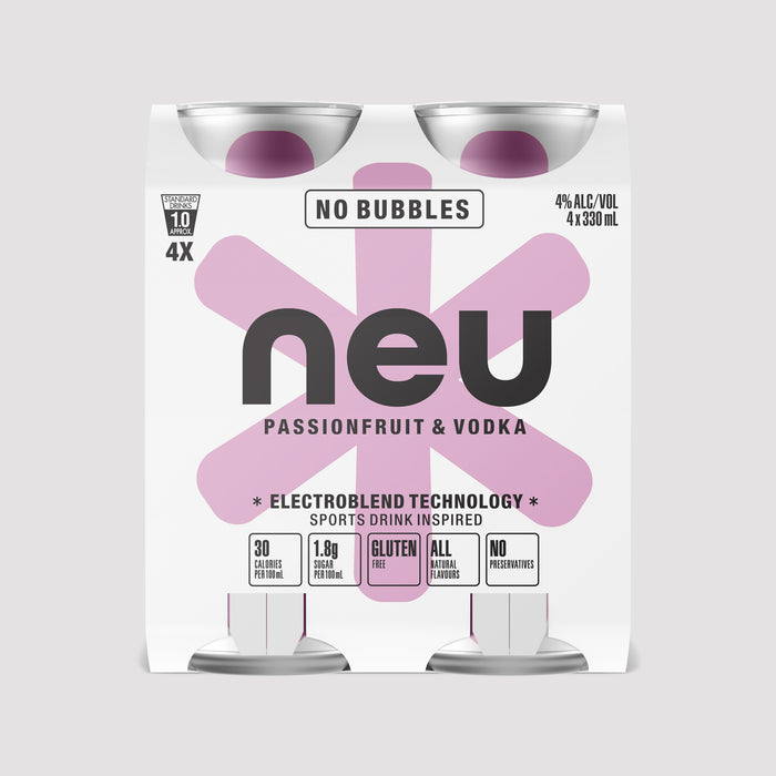 NEU Passionfruit 6x4 pack carton
