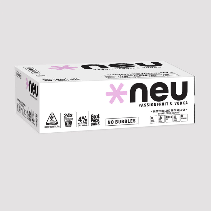 NEU Passionfruit 6x4 pack carton